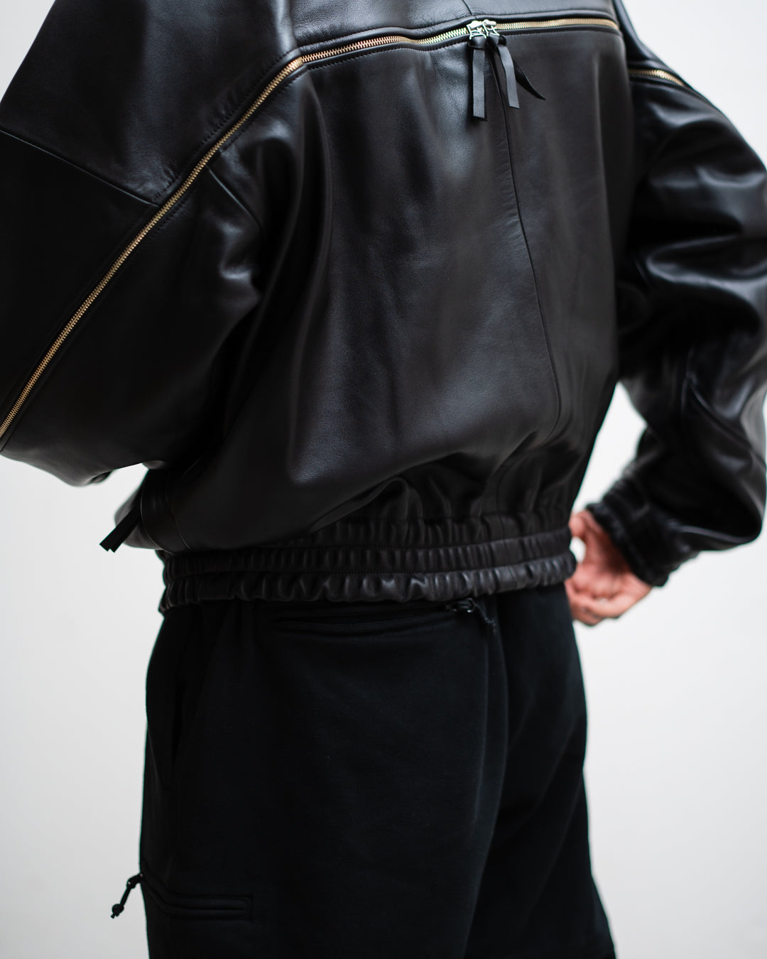 ROTOL LEATHER VENTILATION BLOUSON