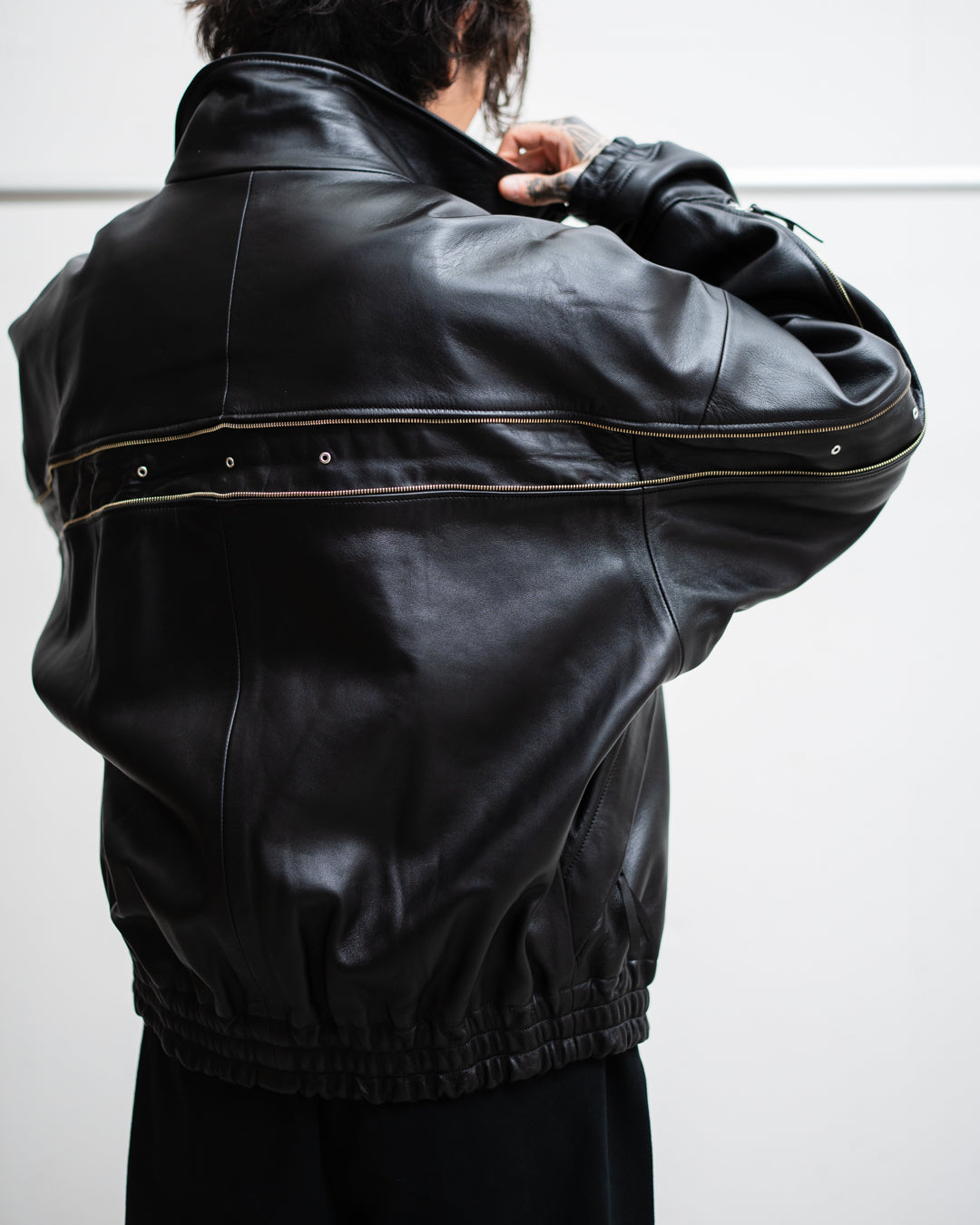 ROTOL LEATHER VENTILATION BLOUSON