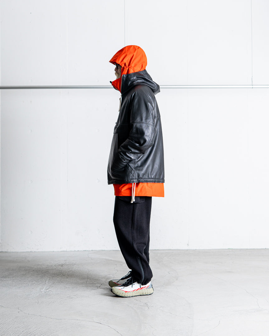 CCU × Sand Waterr ORGANIZED HOODED PULLOVER (BLACK)