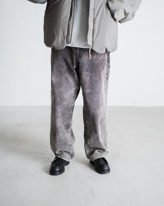 ANACHRONORM SULFUR DYED CORDUROY 5P WIDE PANTS