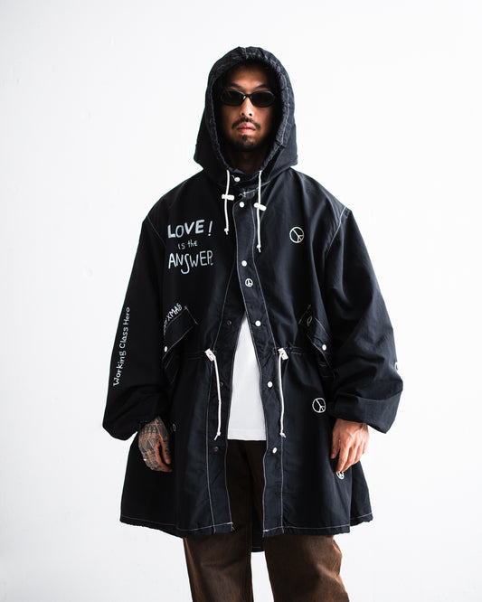 THRIFTY LOOK DOODLE SNOW PARKA