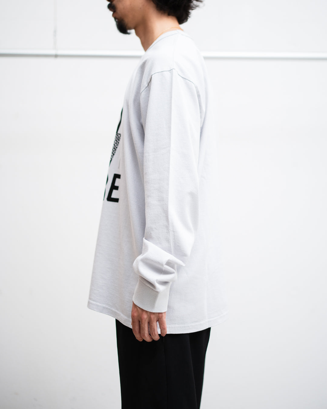 TACOMA FUJI RECORDS EASY LISTENING HERE LS Tee designed by Tomoo Gokita