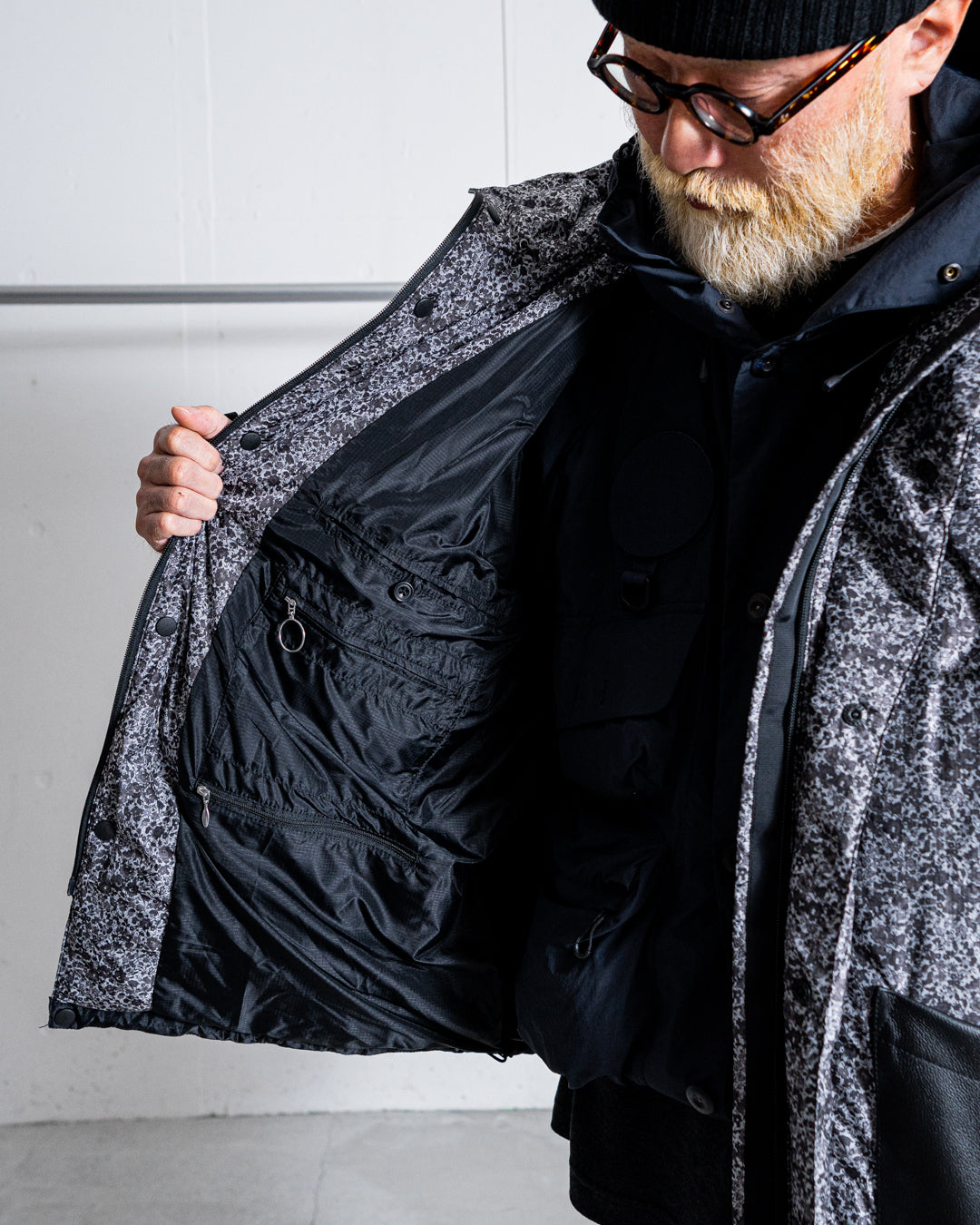 PHENIX by TKMT JACKET, TYPE P-010 / QUILTED TECH MOUNTAIN PARKA