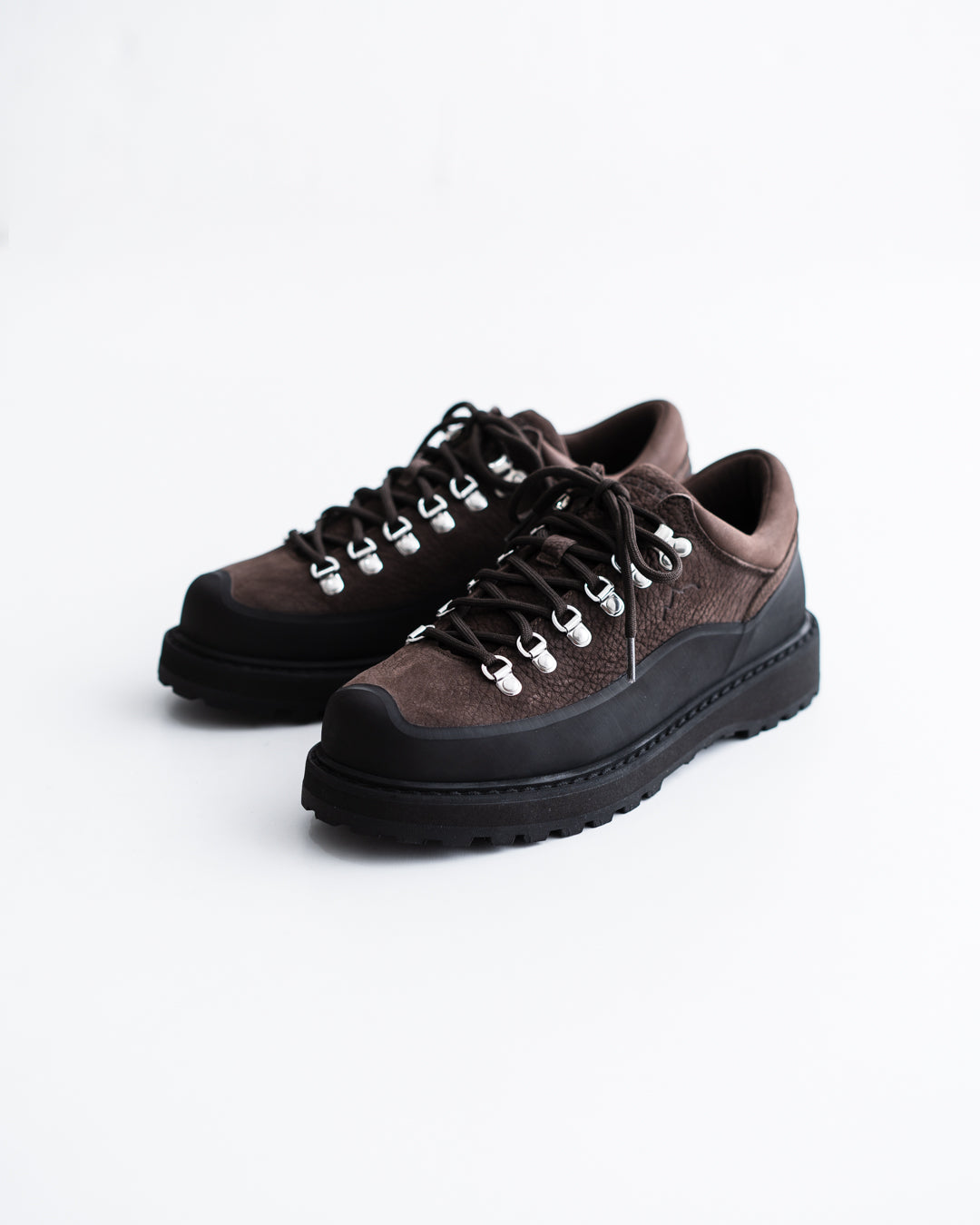 DIEMME CORNARO GOMMA - DARK FALLOW STRUCTURED NUBUCK