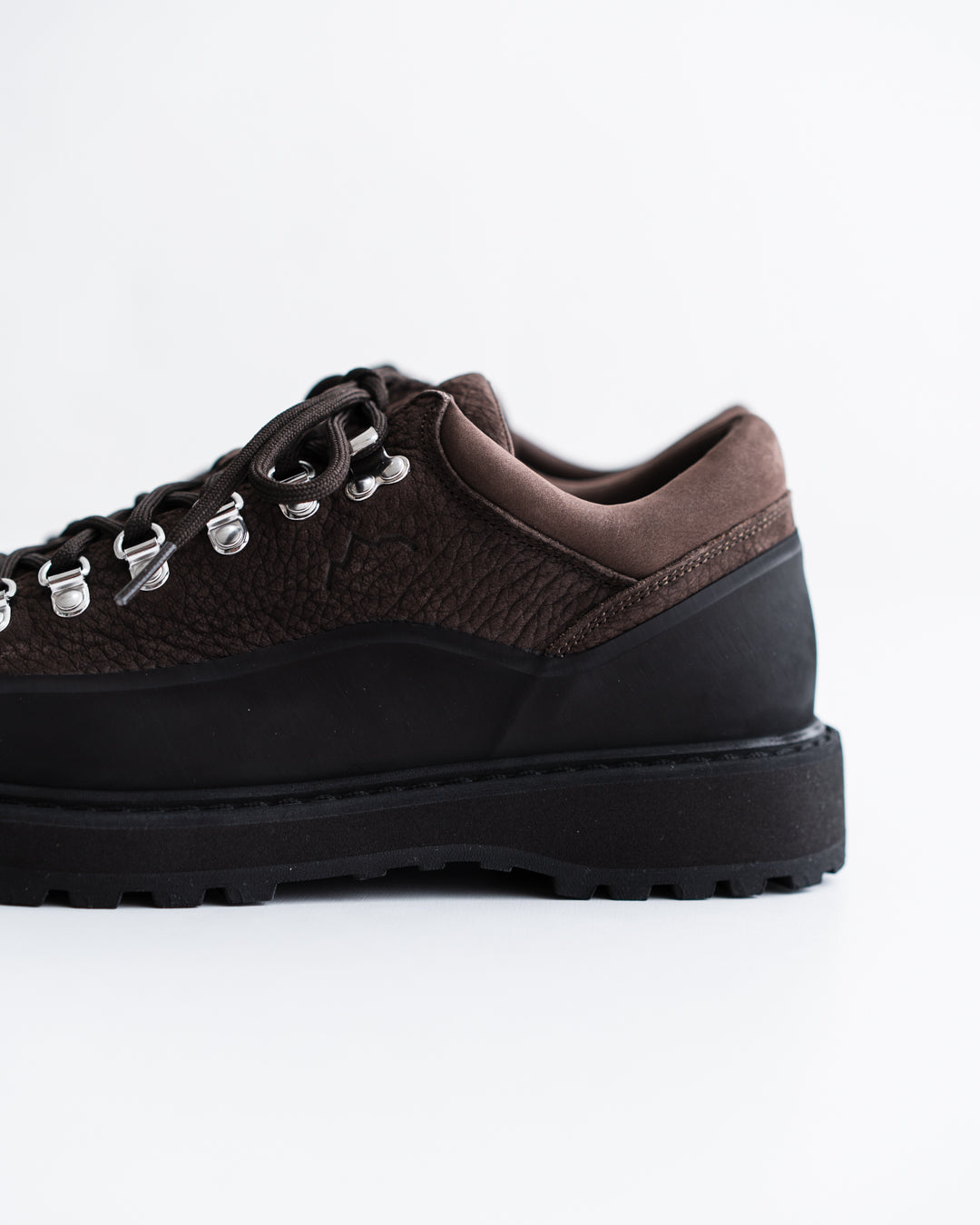 DIEMME CORNARO GOMMA - DARK FALLOW STRUCTURED NUBUCK