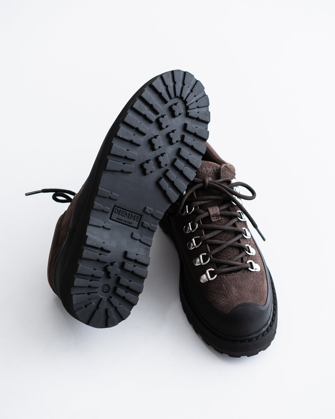 DIEMME CORNARO GOMMA - DARK FALLOW STRUCTURED NUBUCK