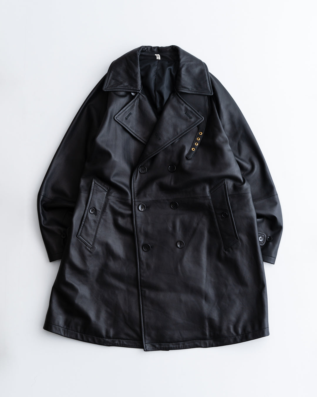 CCU DOUBLE BREASTED HALF COAT - SHEEP SKIN