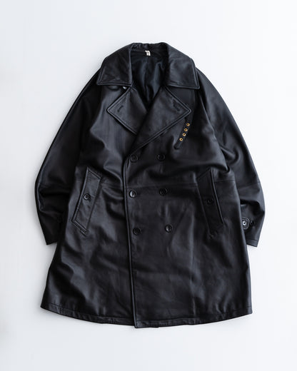 CCU DOUBLE BREASTED HALF COAT - SHEEP SKIN