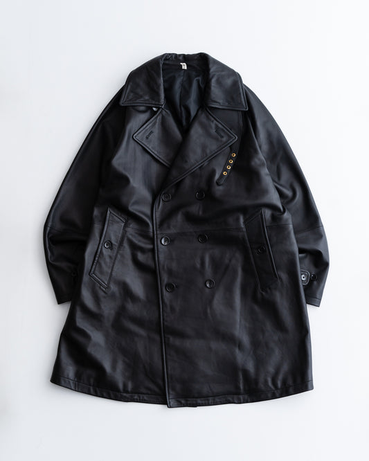 CCU DOUBLE BREASTED HALF COAT - SHEEP SKIN