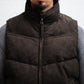 CCU PADDING VEST - COW NUBUCK