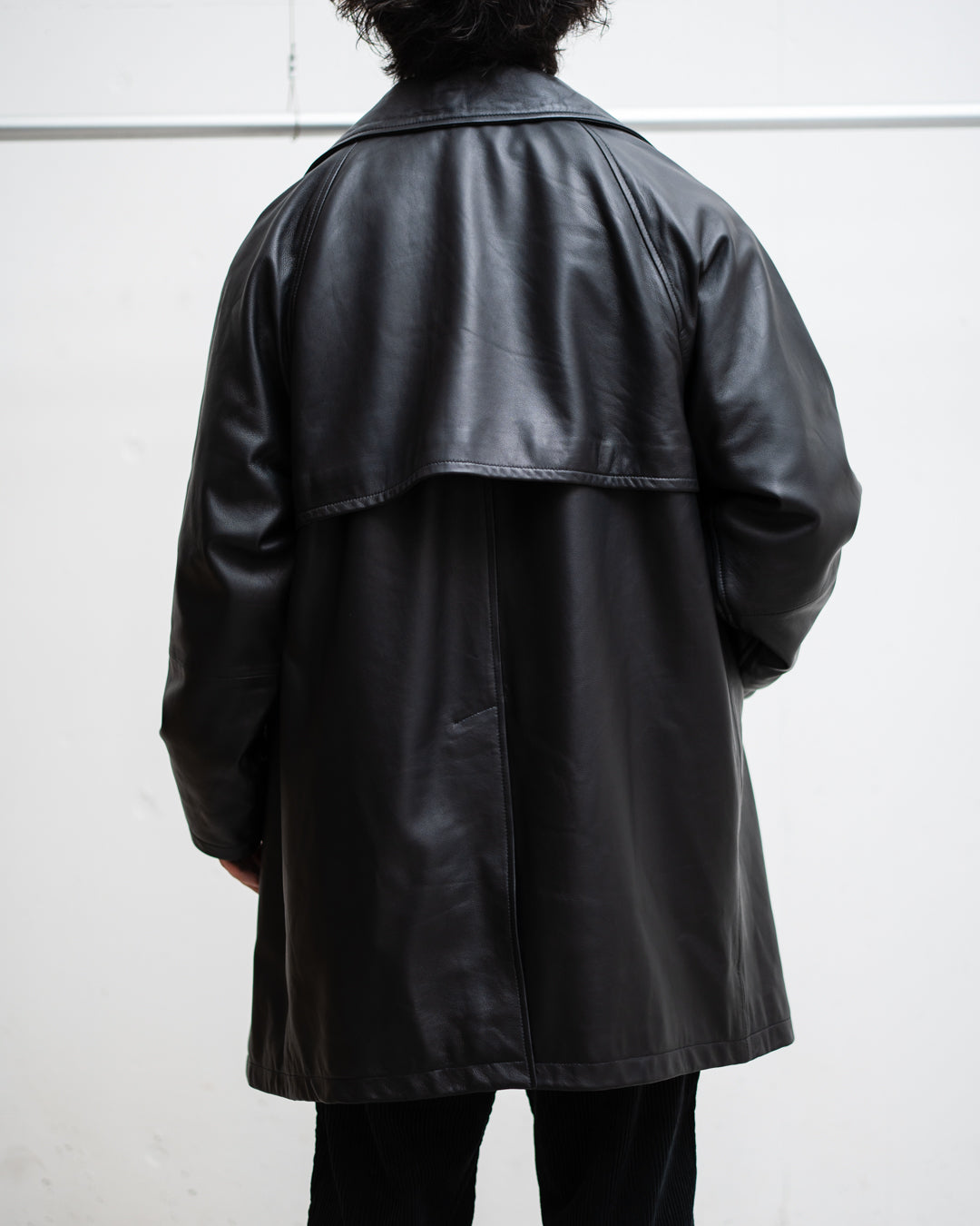 CCU DOUBLE BREASTED HALF COAT - SHEEP SKIN