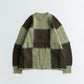 Children of the discordance  RE Patchwork Cable Knit Pullover