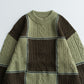 Children of the discordance  RE Patchwork Cable Knit Pullover