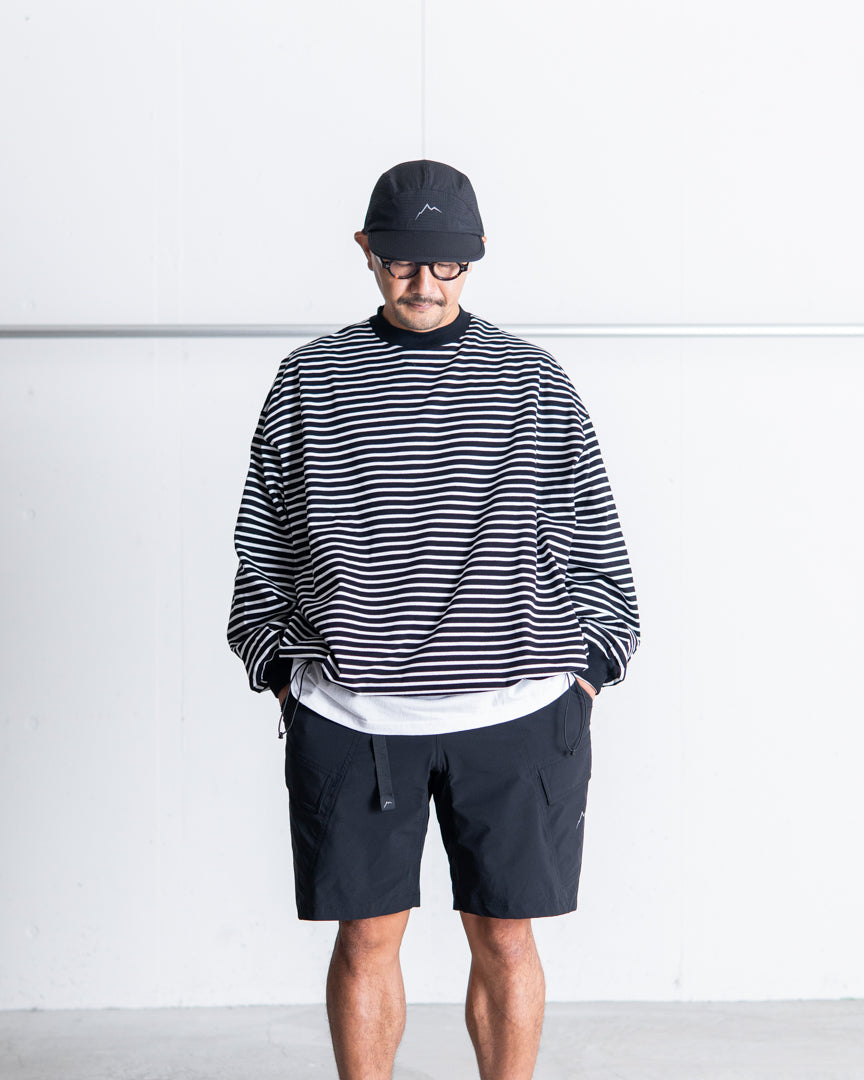 通販] is-ness(イズネス) BALLOON STRIPES LONG SLEEVE T SHIRT 商品ページ – fazeone