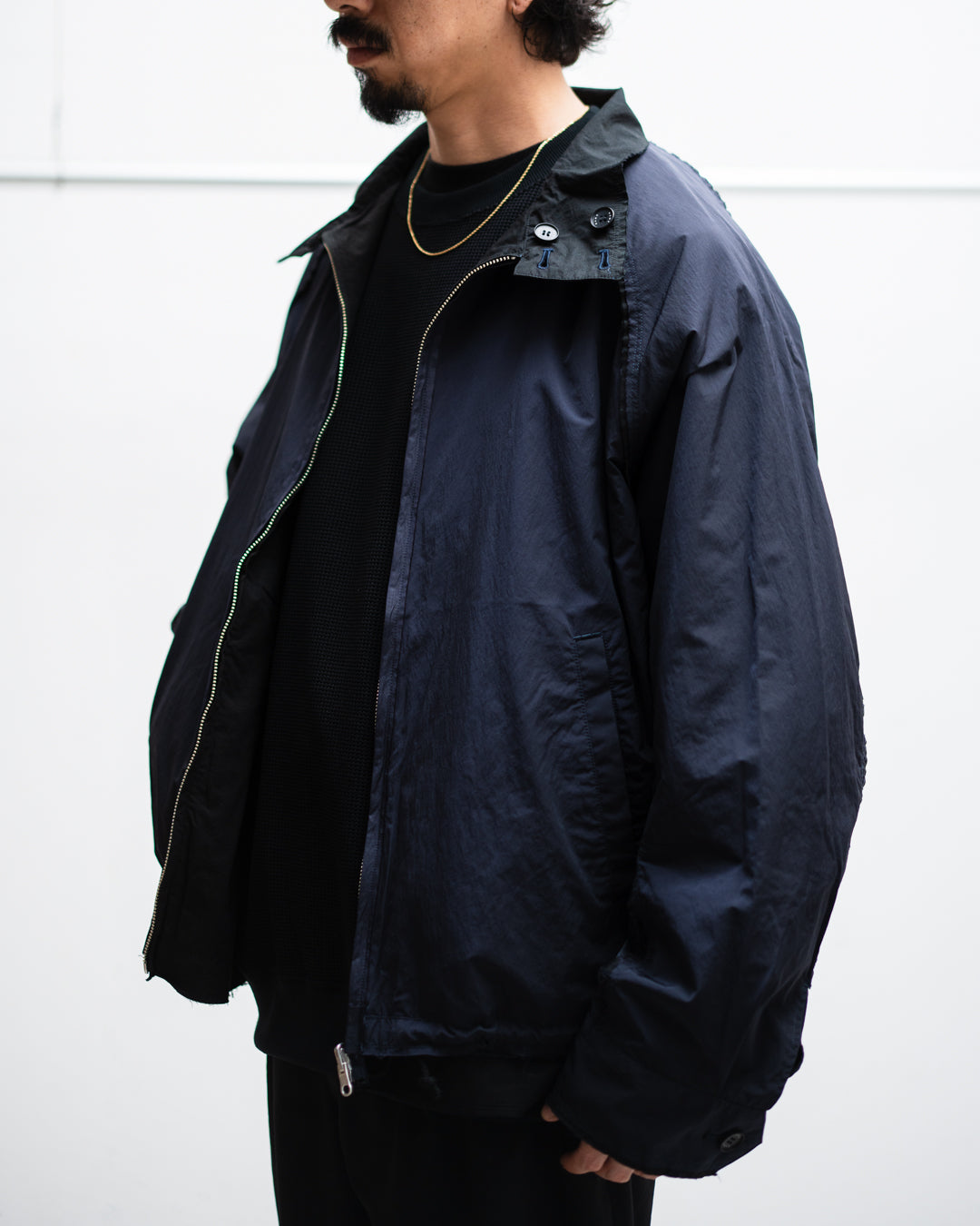 [LAST 1] Name. REVERSIBLE HARRINGTON JACKET : IRREGULAR INSIDE OUT