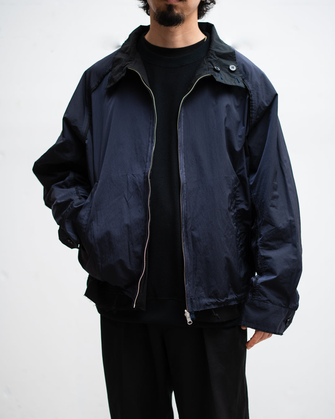 [LAST 1] Name. REVERSIBLE HARRINGTON JACKET : IRREGULAR INSIDE OUT