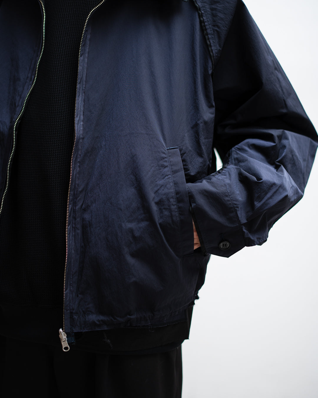 [LAST 1] Name. REVERSIBLE HARRINGTON JACKET : IRREGULAR INSIDE OUT