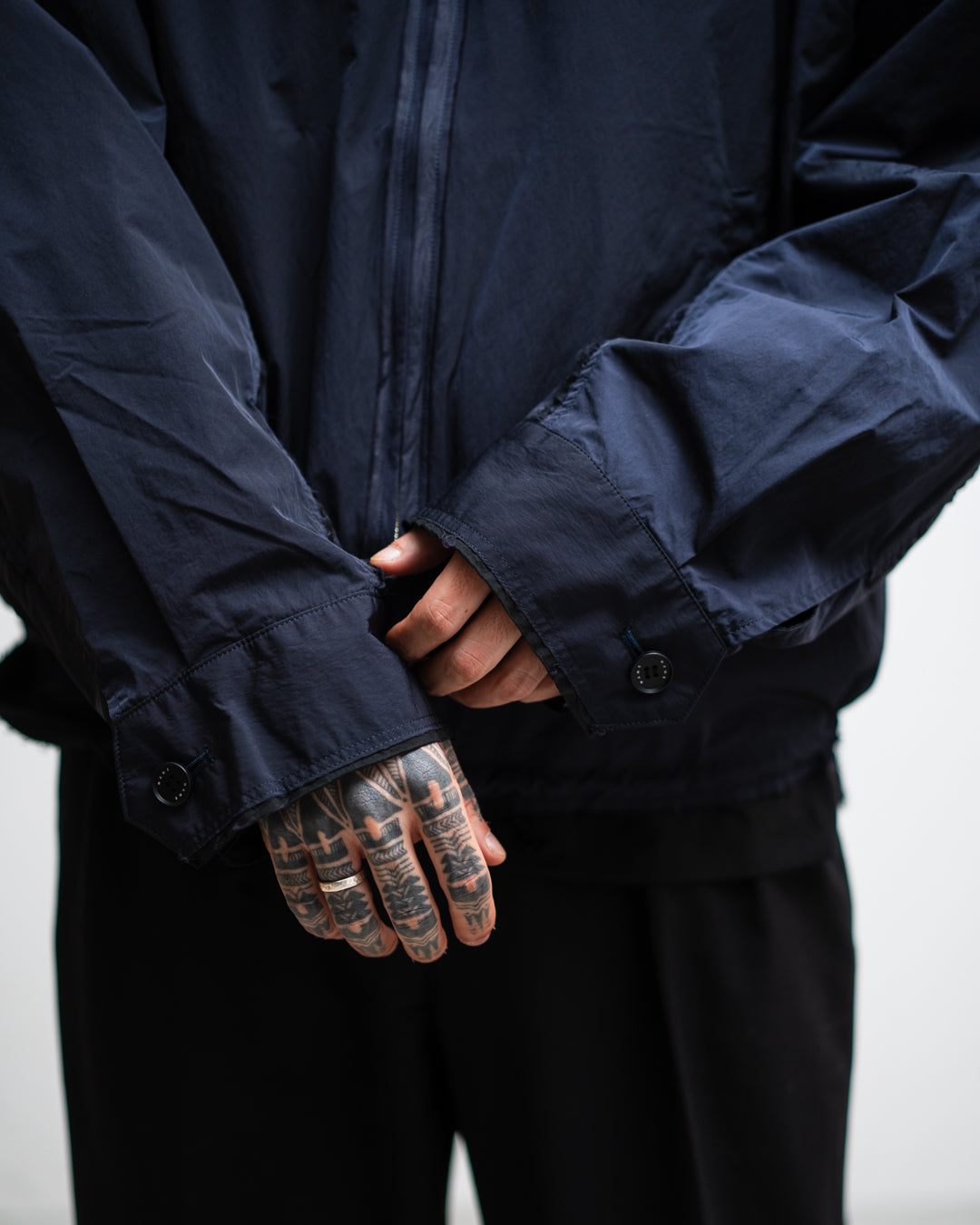 [LAST 1] Name. REVERSIBLE HARRINGTON JACKET : IRREGULAR INSIDE OUT