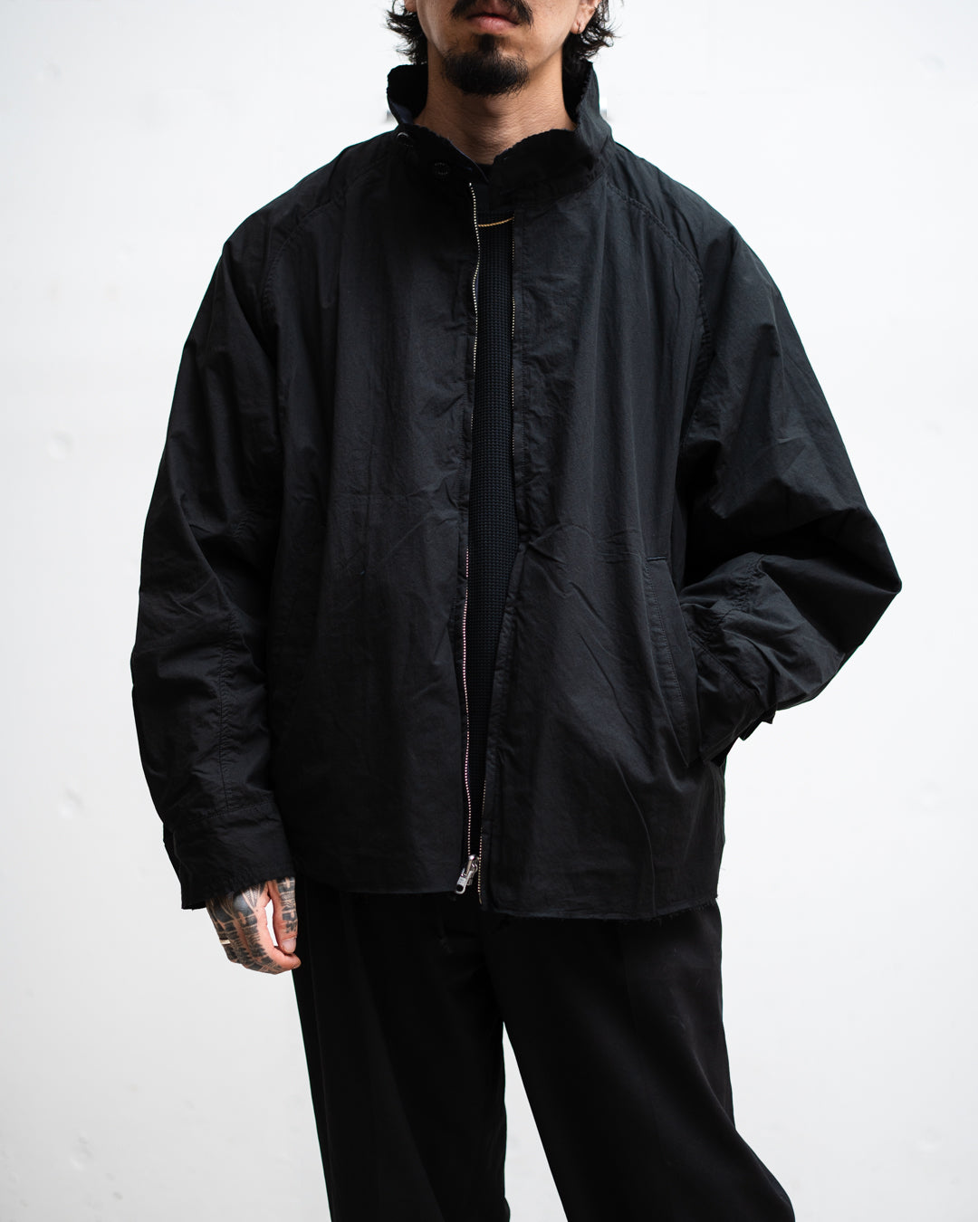 [LAST 1] Name. REVERSIBLE HARRINGTON JACKET : IRREGULAR INSIDE OUT
