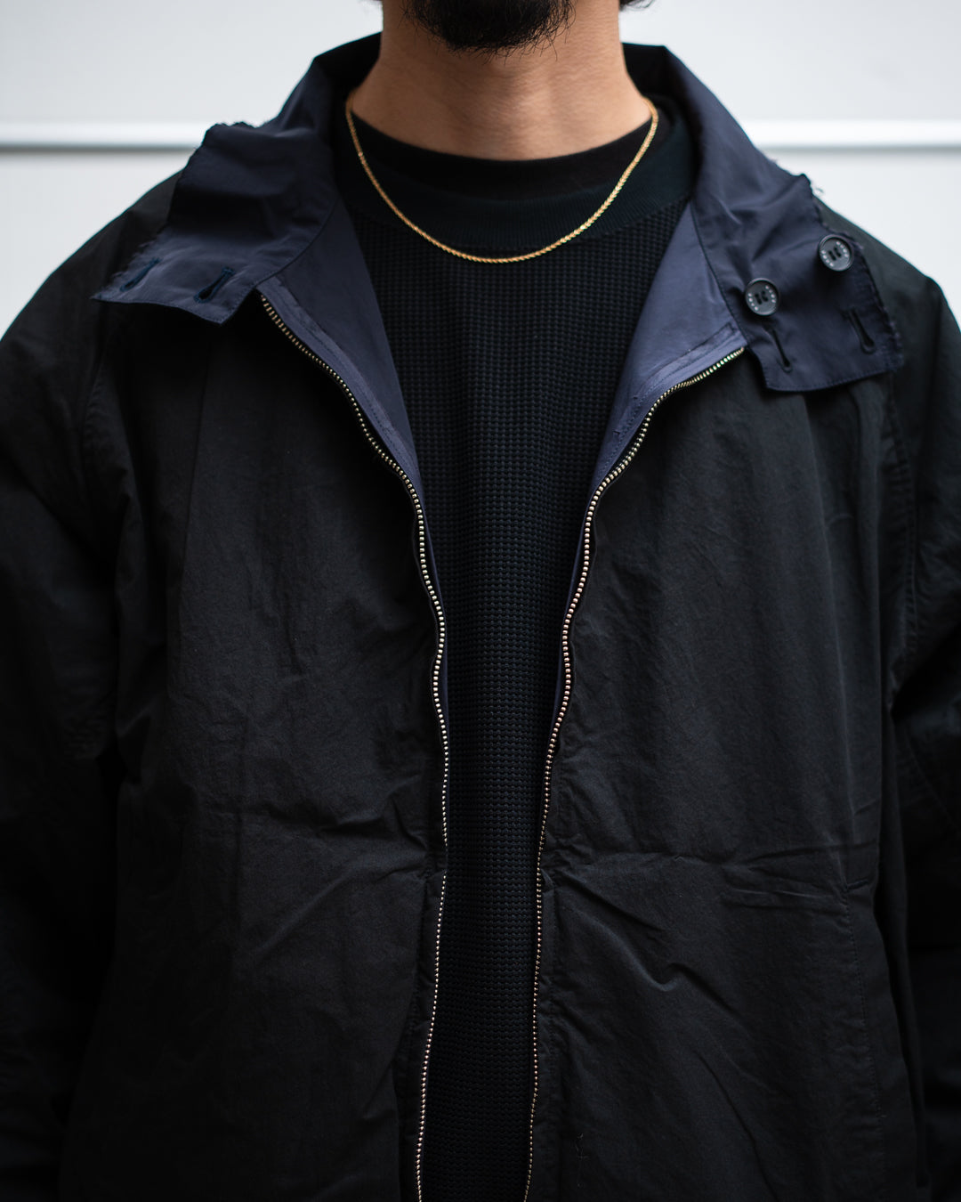 [LAST 1] Name. REVERSIBLE HARRINGTON JACKET : IRREGULAR INSIDE OUT