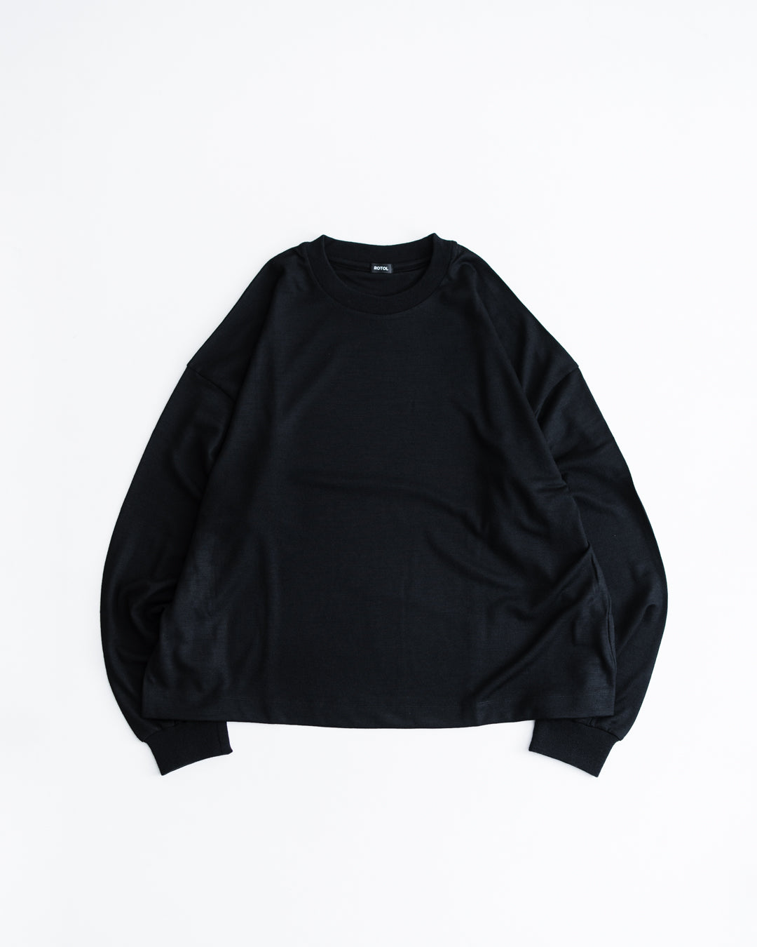 [8.22 sat 12:00 Release] ROTOL Wool Wide Long Sleeve Tee