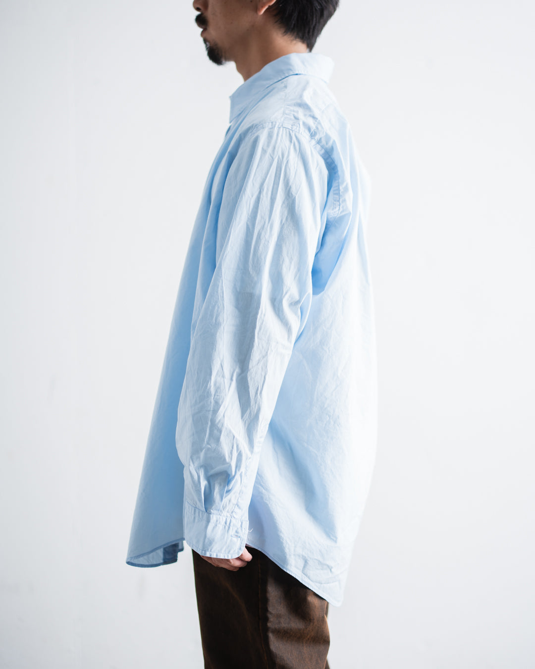 [8.22 sat 12:00 Release] FOUNDOUR COTTON BROAD REGULAR COLLAR SHIRT