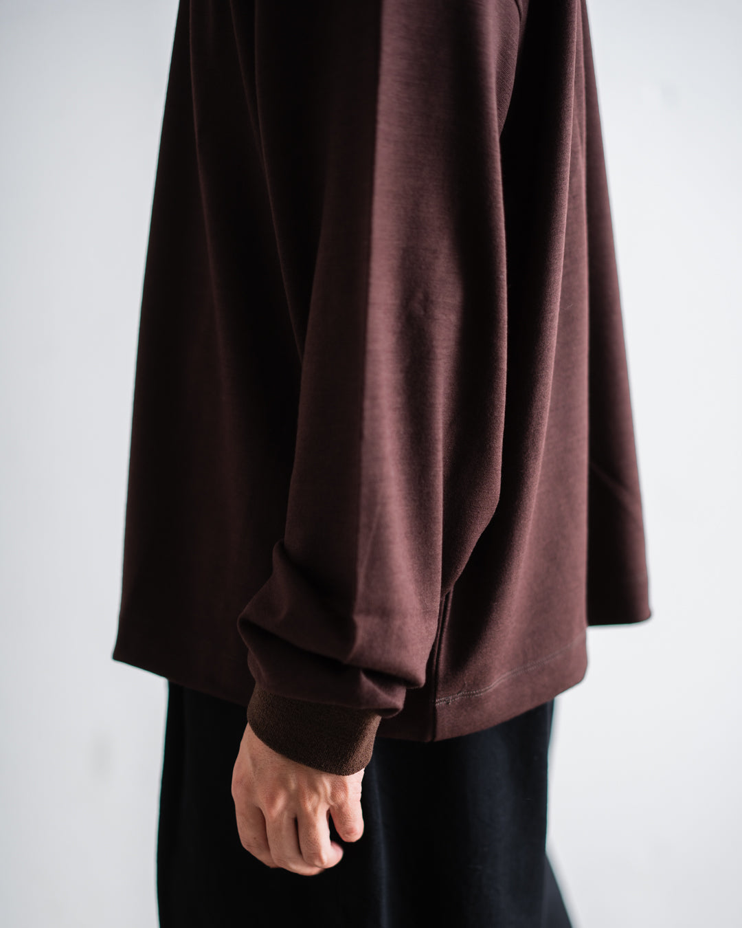 [8.22 sat 12:00 Release] ROTOL Wool Wide Long Sleeve Tee