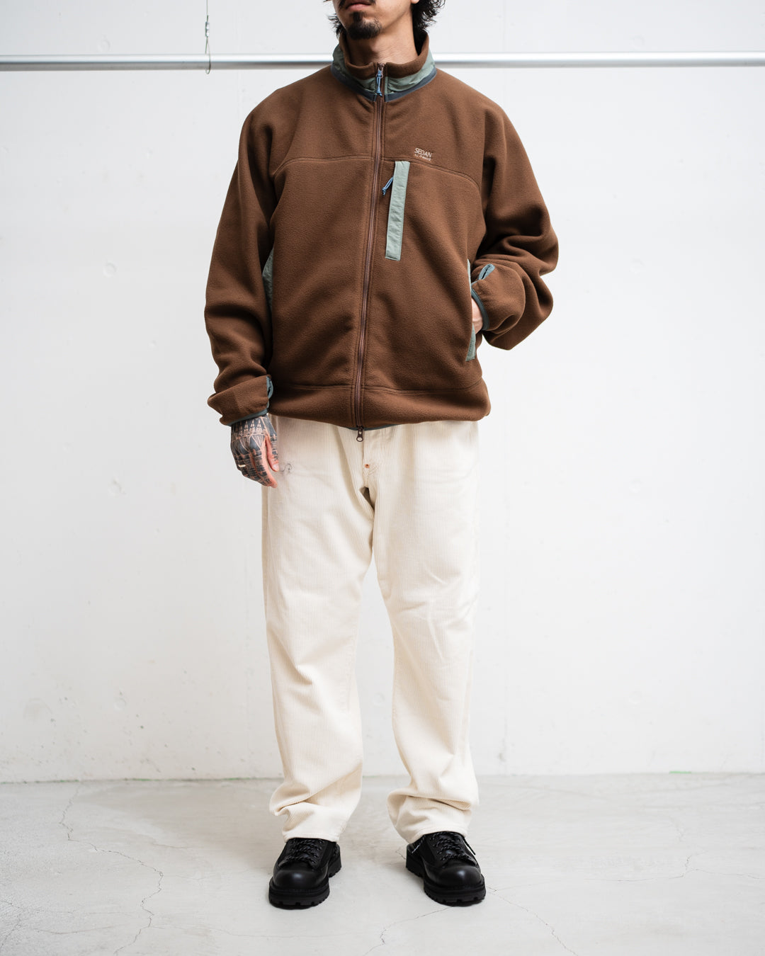 [10.18 sat 12:00 Release] SEDAN ALL-PURPOSE Fleece Full Zip Jacket