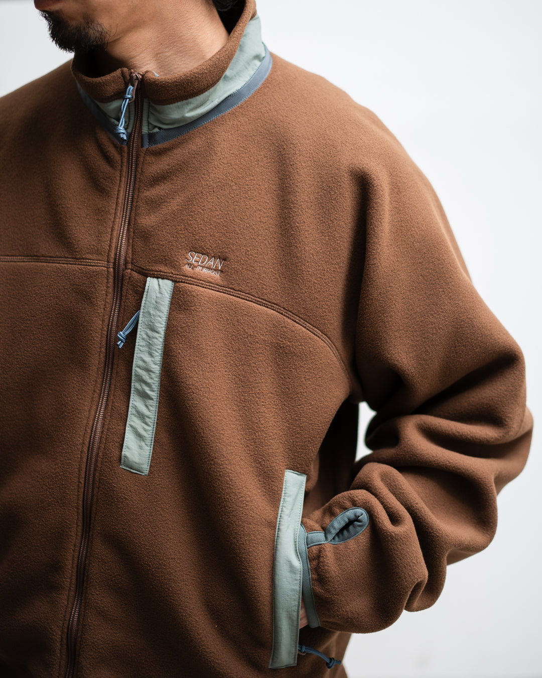 [10.18 sat 12:00 Release] SEDAN ALL-PURPOSE Fleece Full Zip Jacket