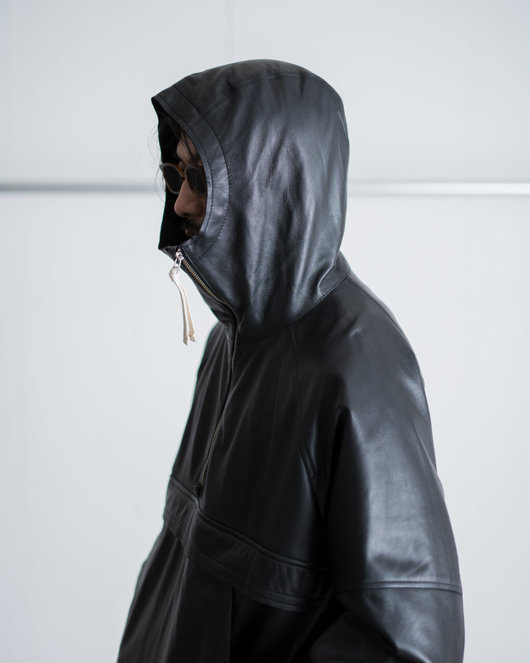 CCU × Sand Waterr ORGANIZED HOODED PULLOVER (BLACK)