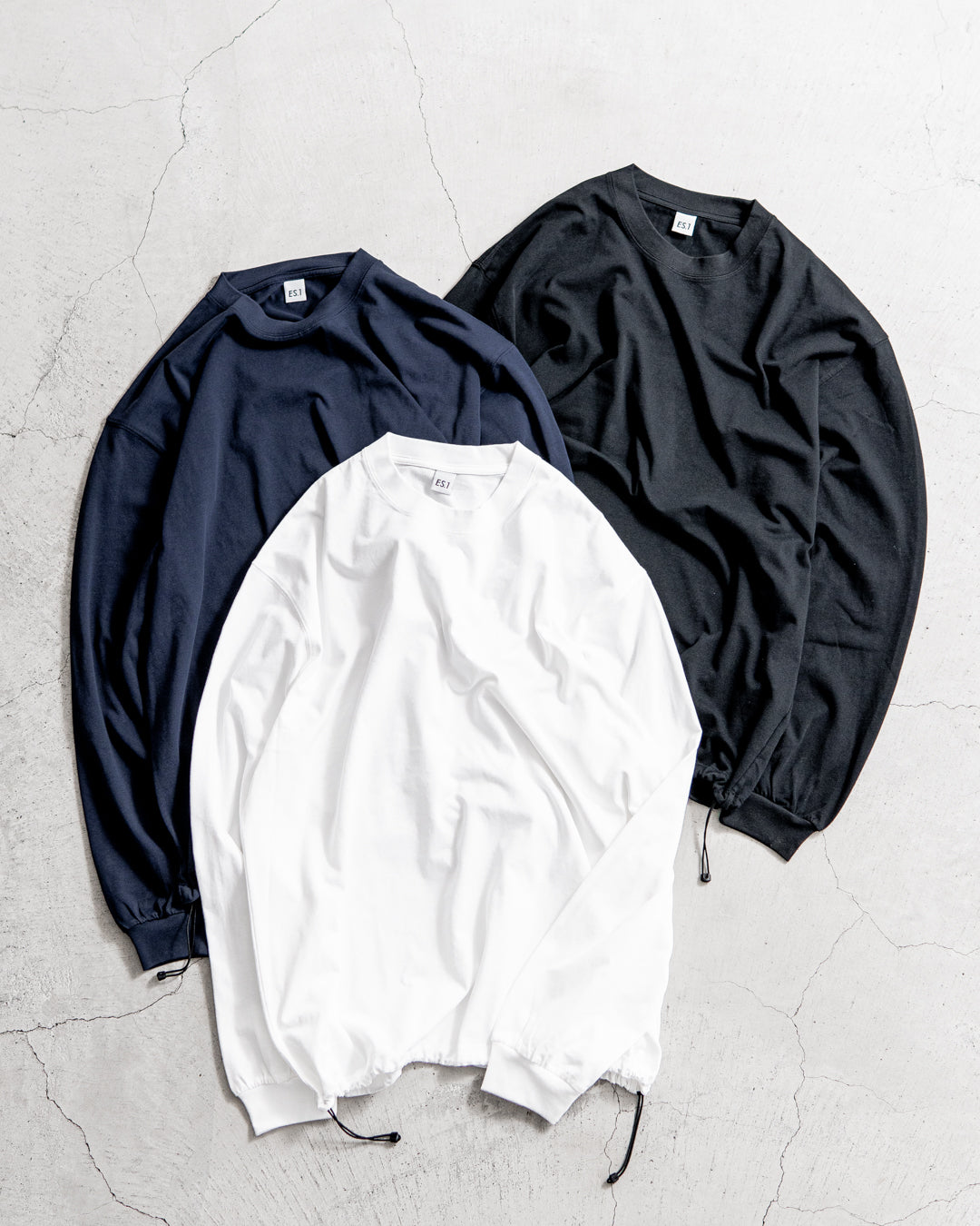 ES.1 エスアイ　LS T-shirts(ASH) T002 XLサイズ ES.1 エスアイ LS T-shirts(ASH) T002 XLサイズ - メルカリ