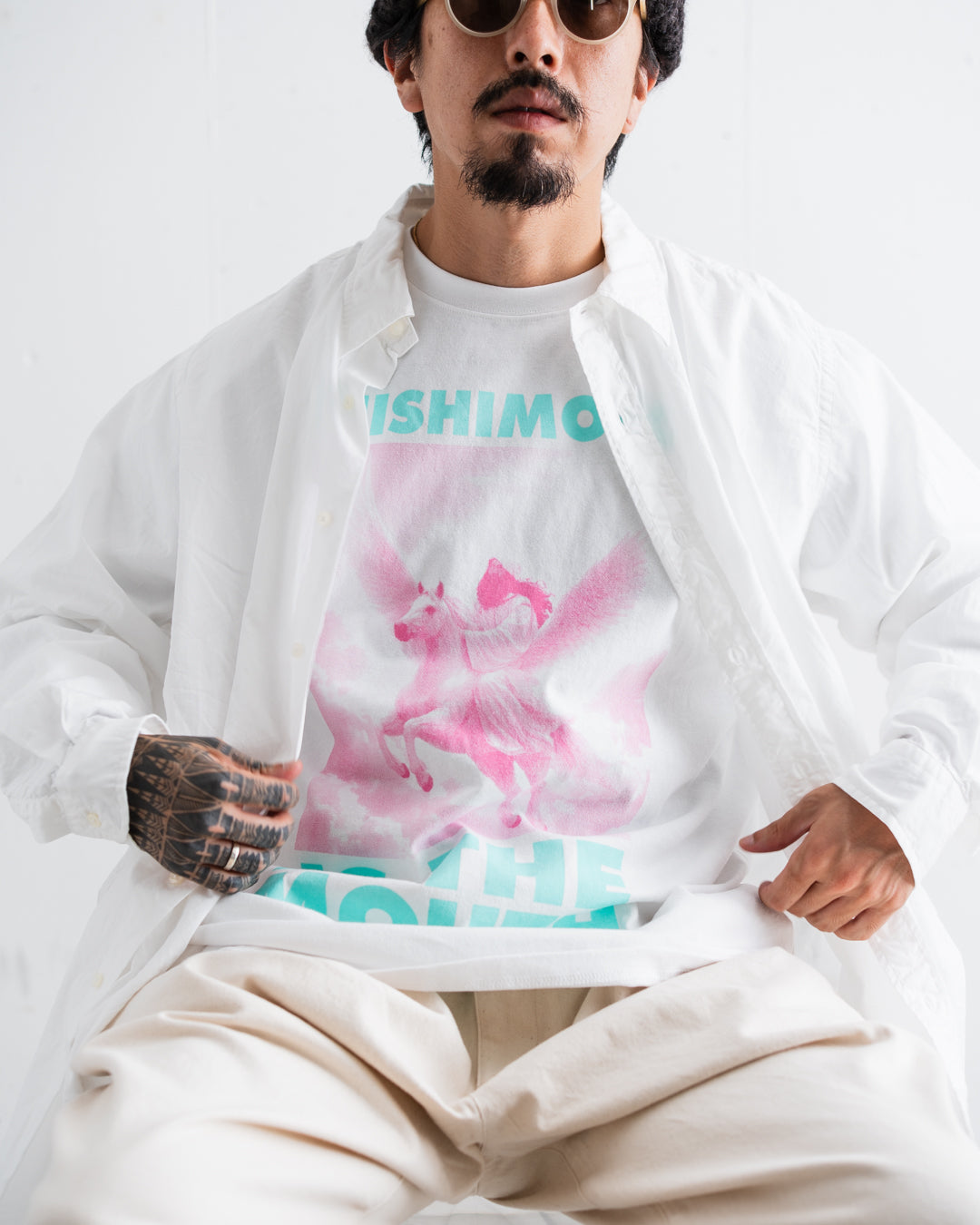 NISHIMOTO IS THE MOUTH PEGASUS L/S TEE