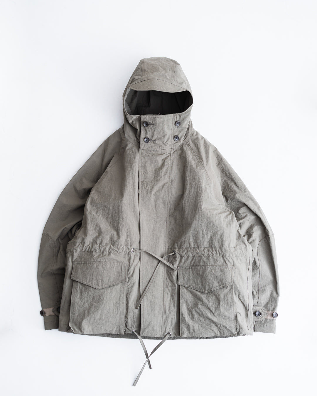 meanswhile Snow Noise Neutral Hooded Blouson