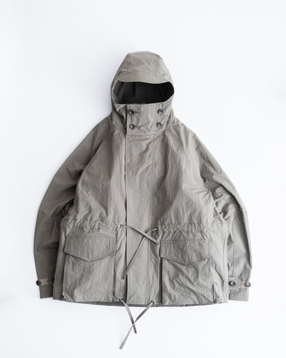 meanswhile Snow Noise Neutral Hooded Blouson