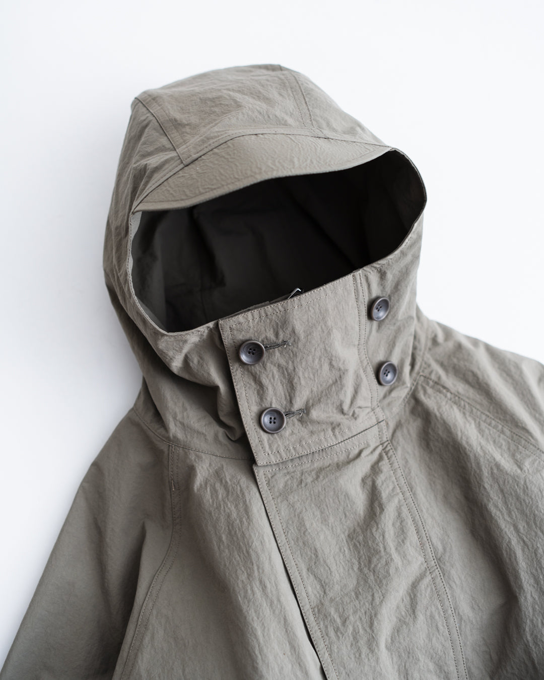 meanswhile Snow Noise Neutral Hooded Blouson