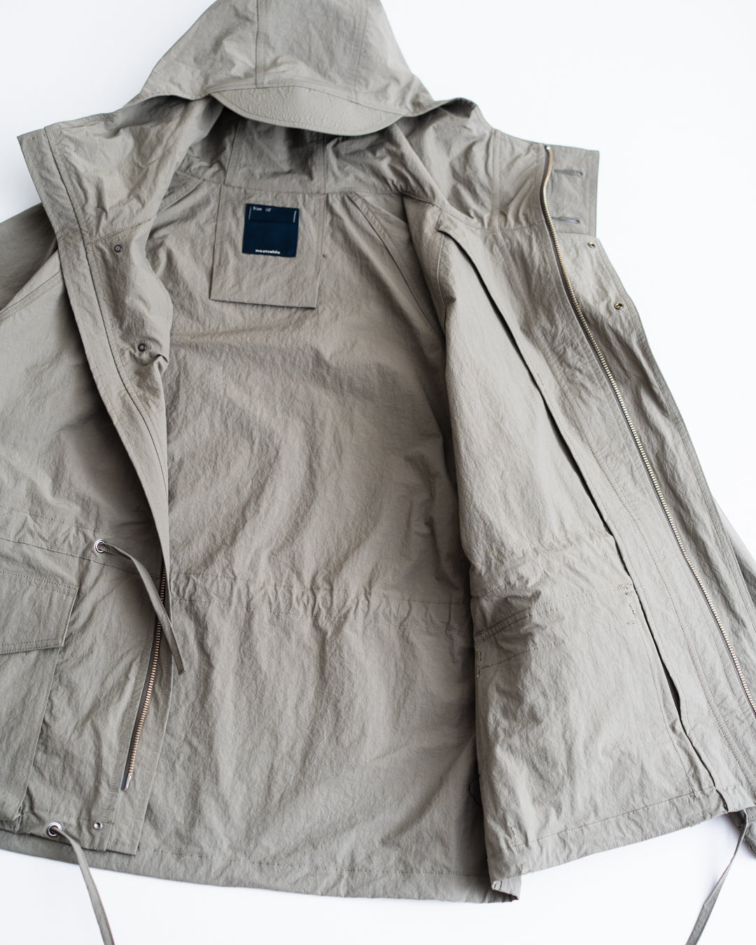 meanswhile Snow Noise Neutral Hooded Blouson