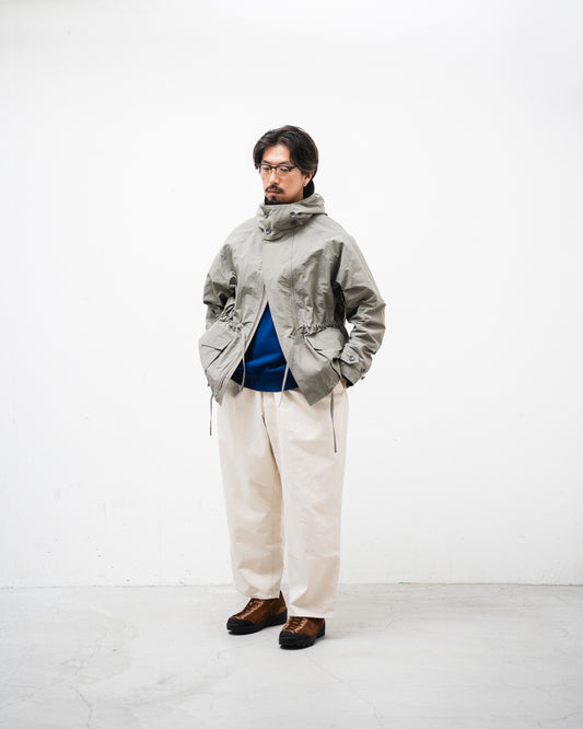 meanswhile Snow Noise Neutral Hooded Blouson