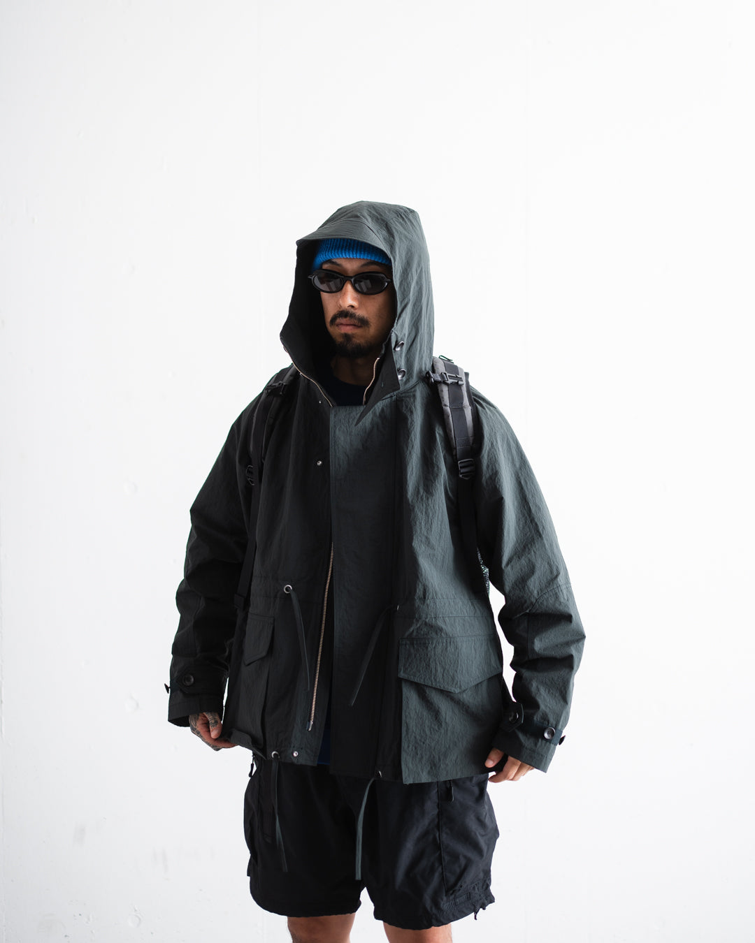 [LAST 1] meanswhile Snow Noise Neutral Hooded Blouson