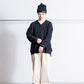 UNTRACE V-NECK PULLOVER KNIT_209