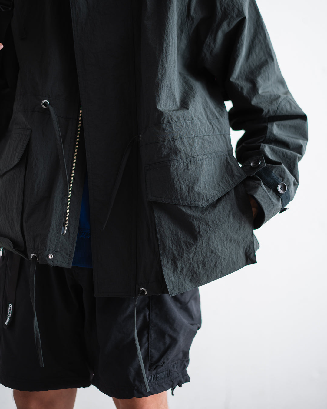 [LAST 1] meanswhile Snow Noise Neutral Hooded Blouson