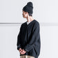 UNTRACE V-NECK PULLOVER KNIT_209