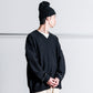 UNTRACE V-NECK PULLOVER KNIT_209