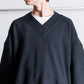 UNTRACE V-NECK PULLOVER KNIT_209