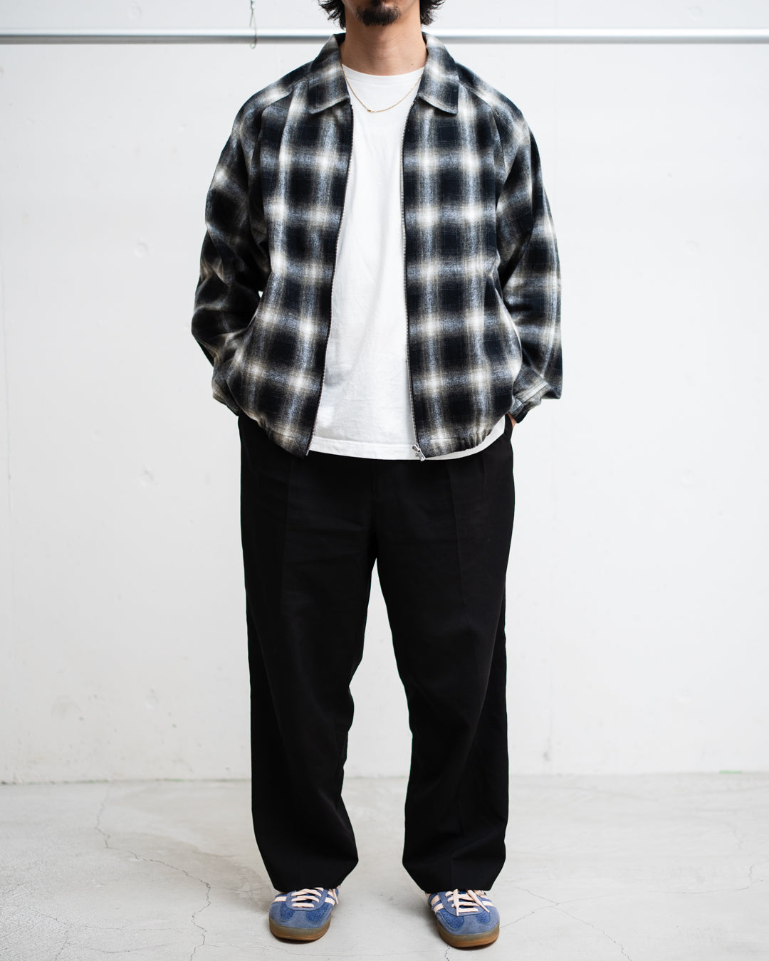 CABARET POVAL Ombre Check Drizzler Shirt