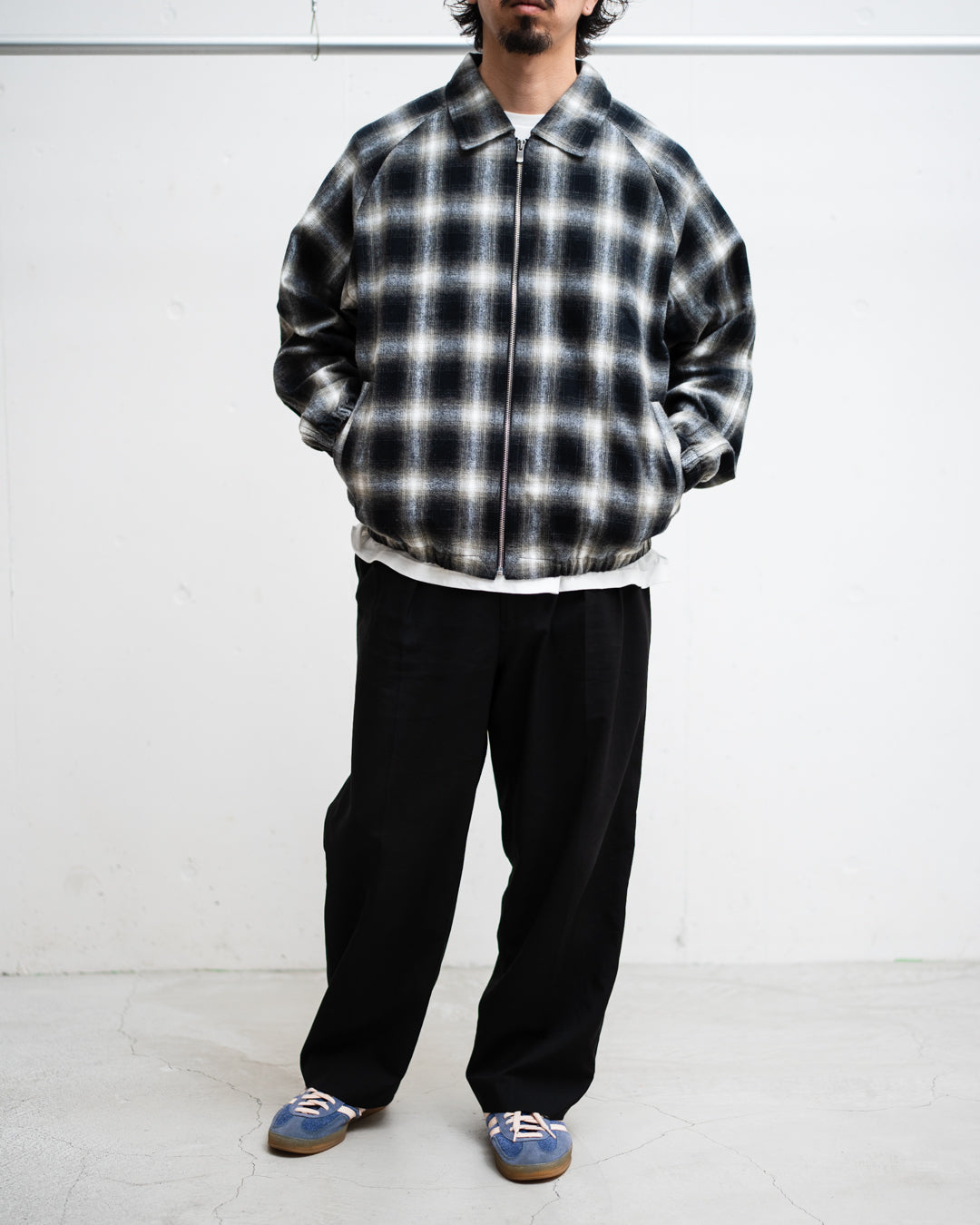 CABARET POVAL Ombre Check Drizzler Shirt