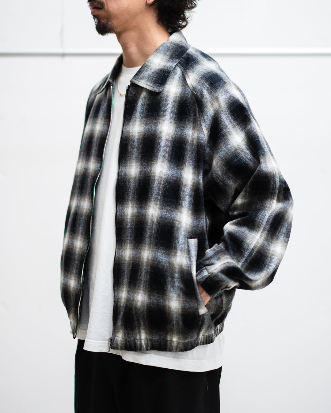 CABARET POVAL Ombre Check Drizzler Shirt