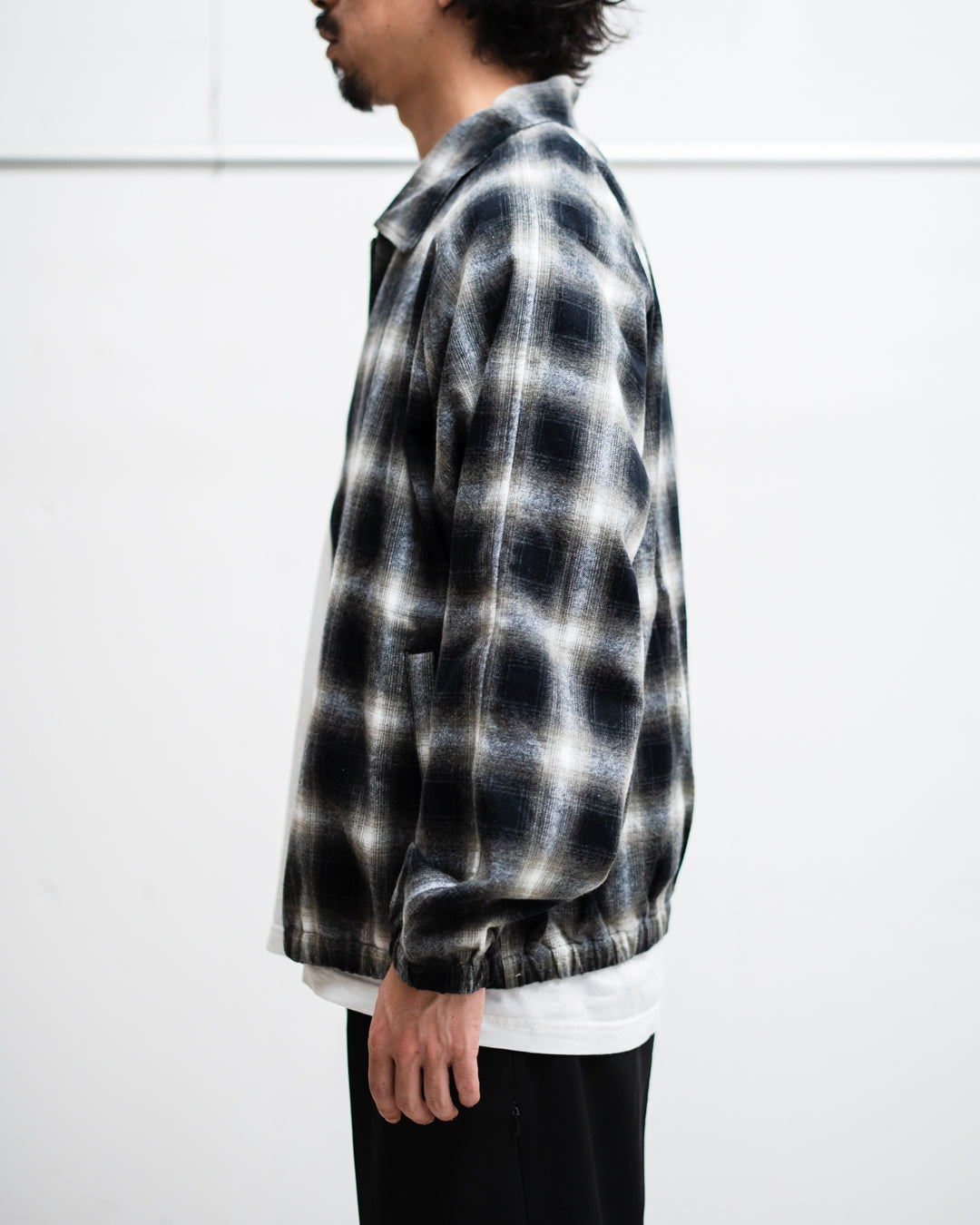 CABARET POVAL Ombre Check Drizzler Shirt