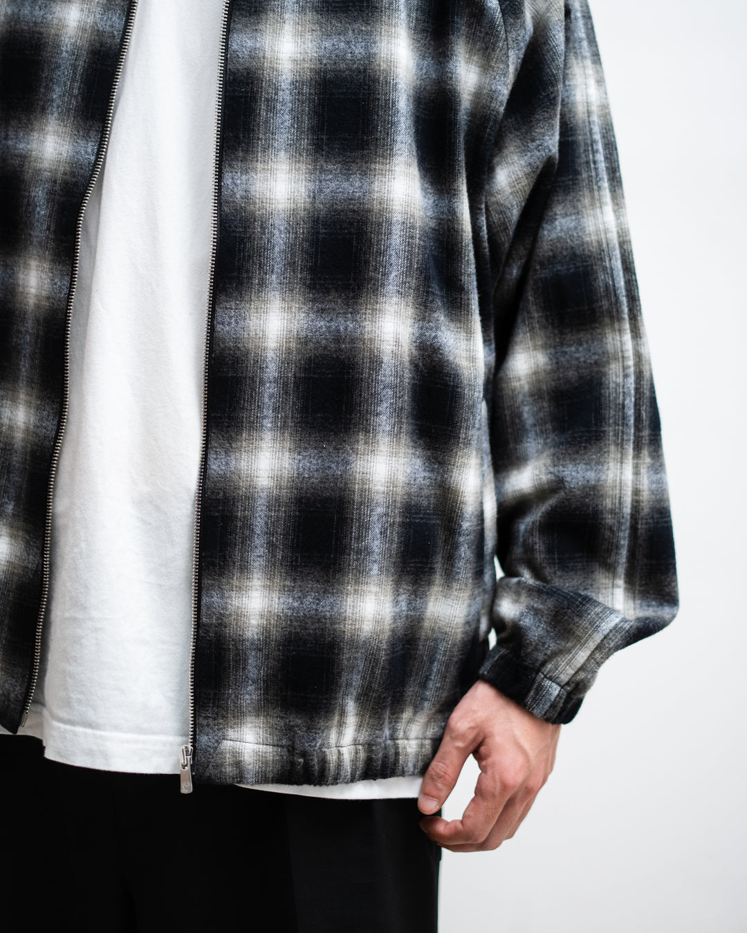 CABARET POVAL Ombre Check Drizzler Shirt