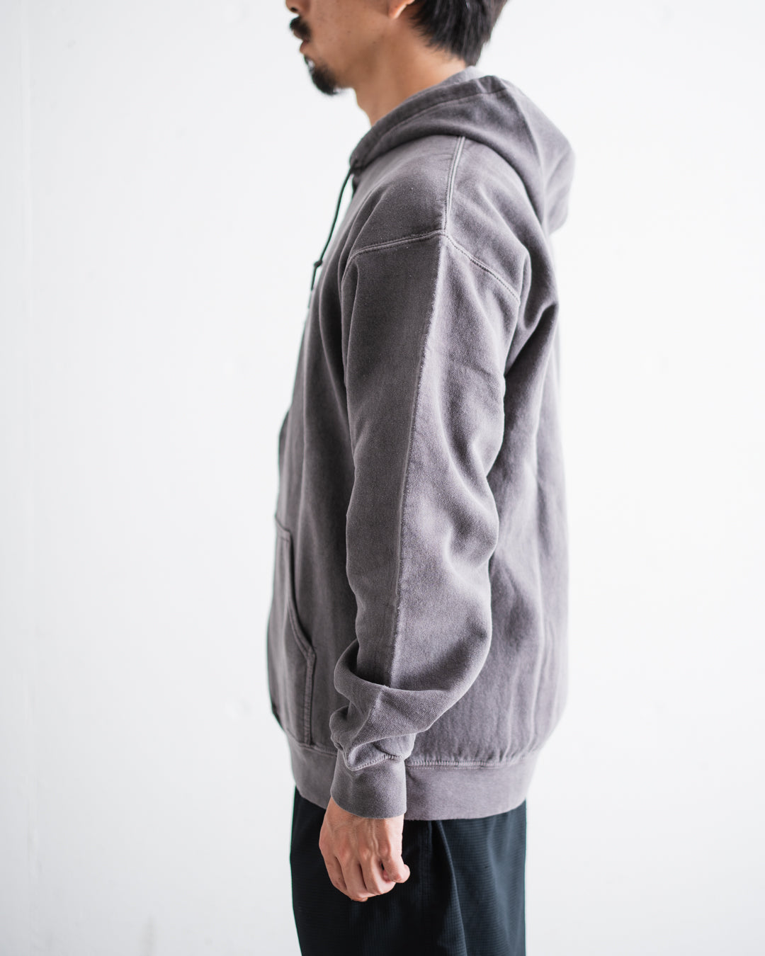 TOWNCRAFT 90s PIGMENT FULL ZIP HOODIE