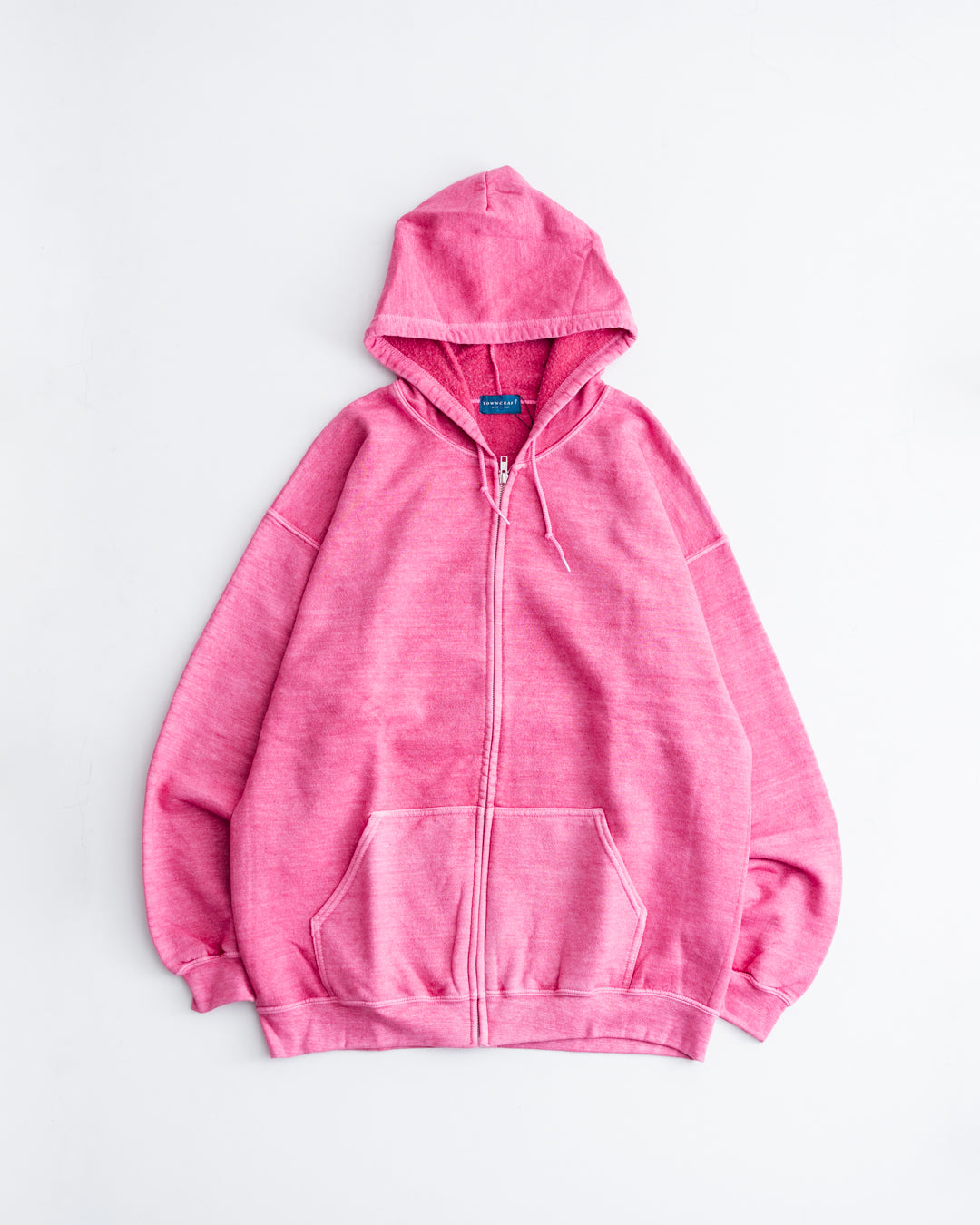 TOWNCRAFT 90s PIGMENT FULL ZIP HOODIE